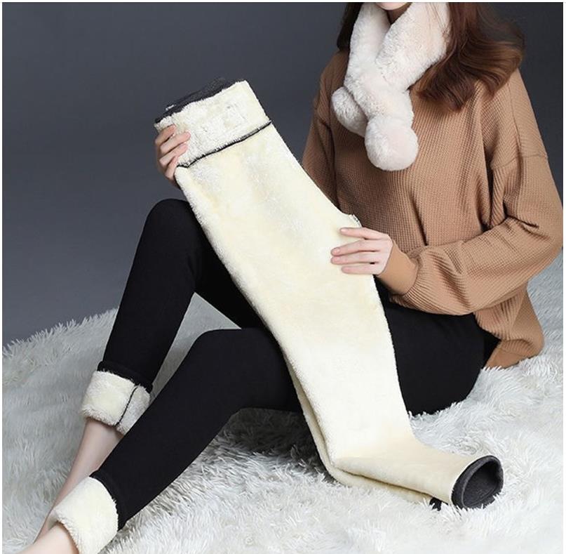 Legg leggings forradas de inverno feminino - calças térmicas calças térmicas  calças térmicas